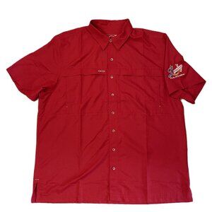 GameGuard Shirt Mens 2XL Vented Short Sleeve Performance Fishing Outdoor 1023